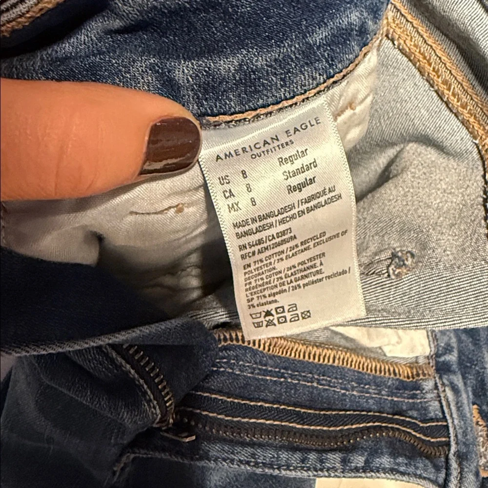 American Eagle high rise skinny kick jeans - Picture 4 of 5